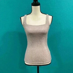Tally weijl pink sparky tank top in size xs